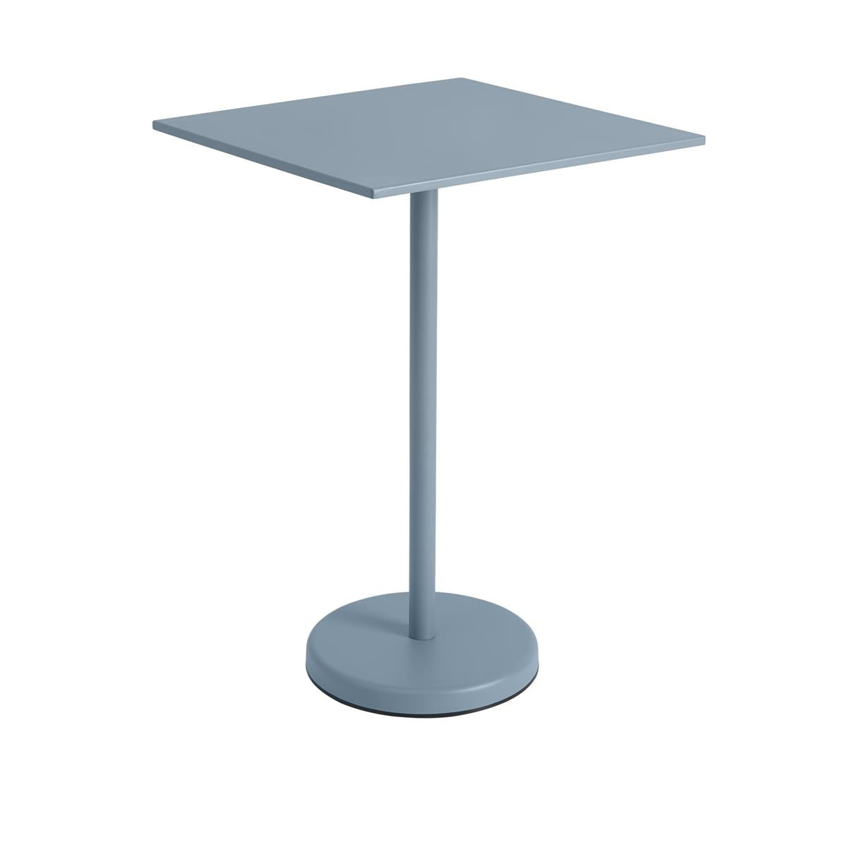 Linear Steel Café Table / 70 x 70 h: 105 cm