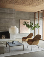 Fiber Lounge Armchair / Tube Base