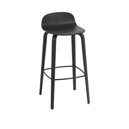Visu Bar Stool / Wood Base - 75 cm