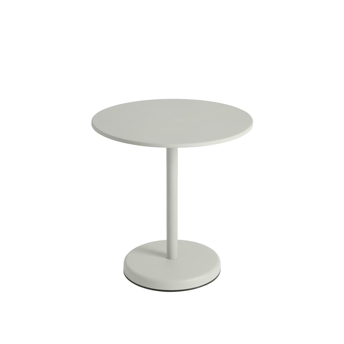 Linear Steel Café Table / Ø 70 h: 73 cm