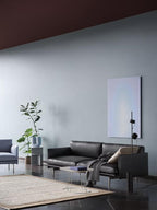 Outline Sofa / 2-Seater - Polished Aluminum Base