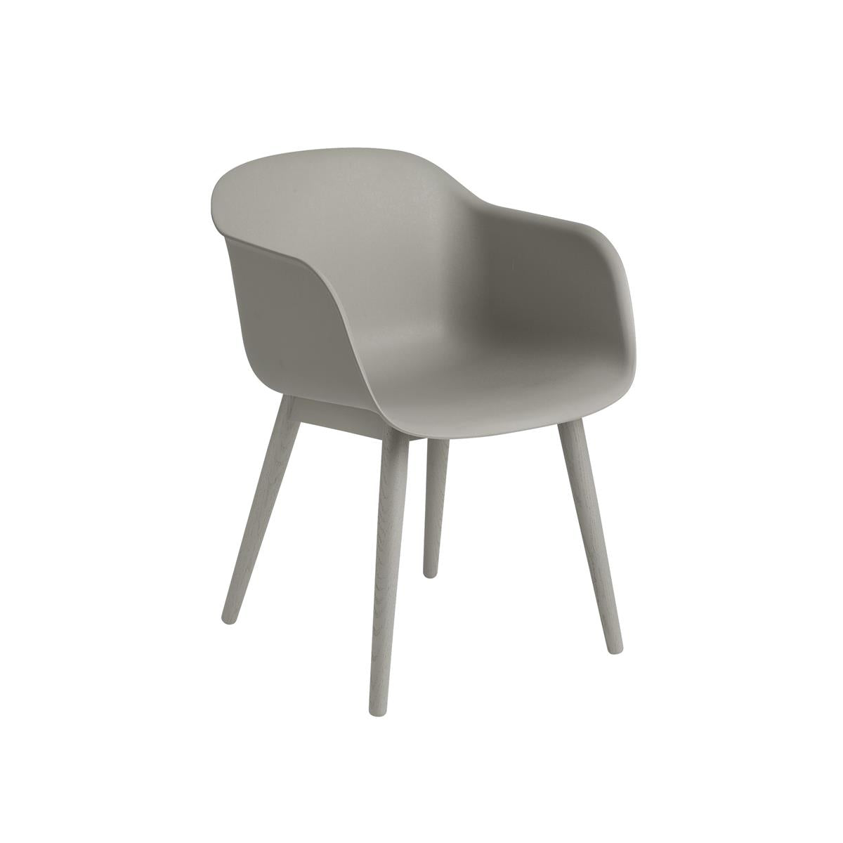 Muuto Fiber Armchair Wood Base