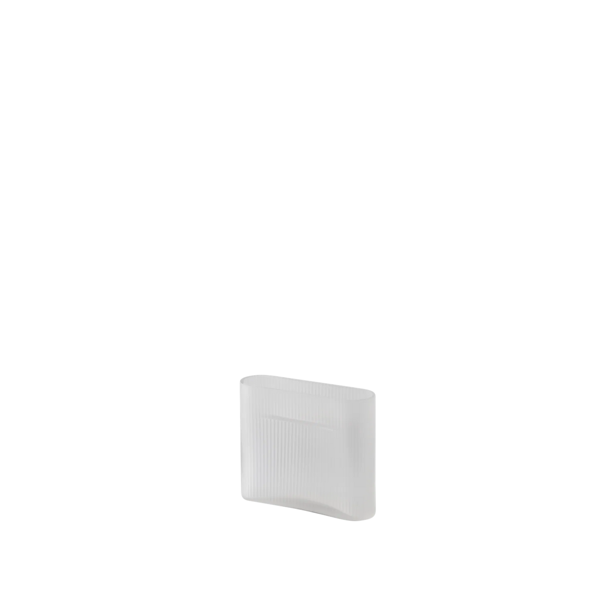 Muuto Ridge Vase Frosted Glass