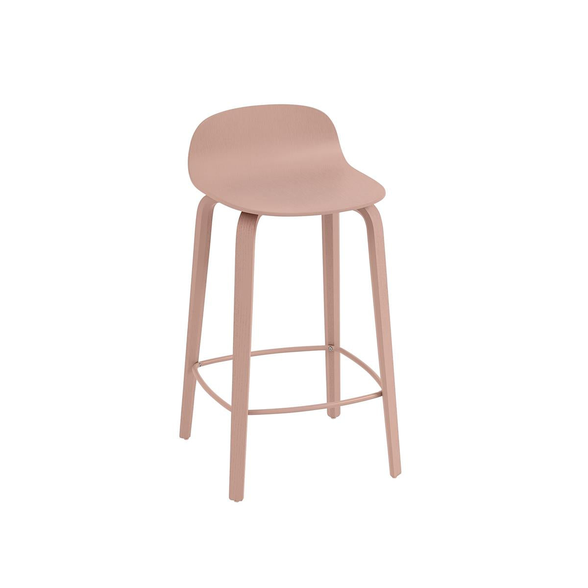 Visu Counter Stool / Wood Base - 65 cm