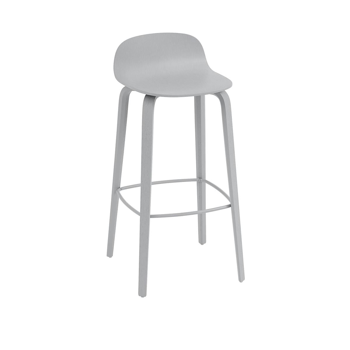 Visu Bar Stool / Wood Base - 75 cm