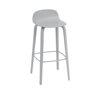 Visu Bar Stool / Wood Base - 75 cm