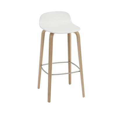 Visu Bar Stool / Wood Base - 75 cm