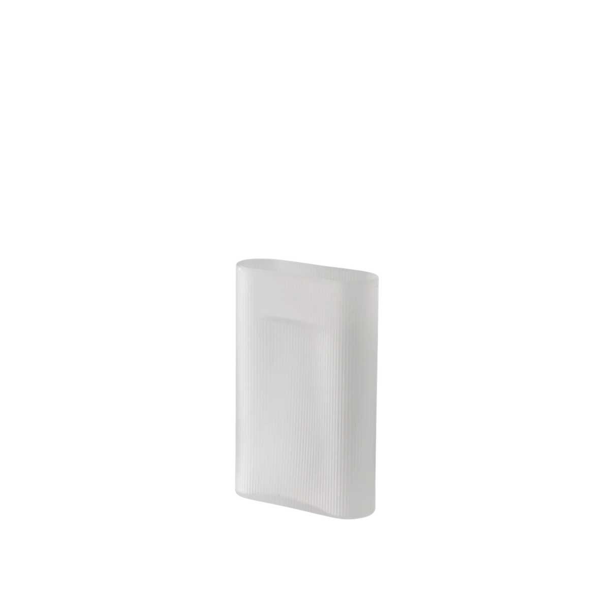 Muuto Ridge Vase Frosted Glass