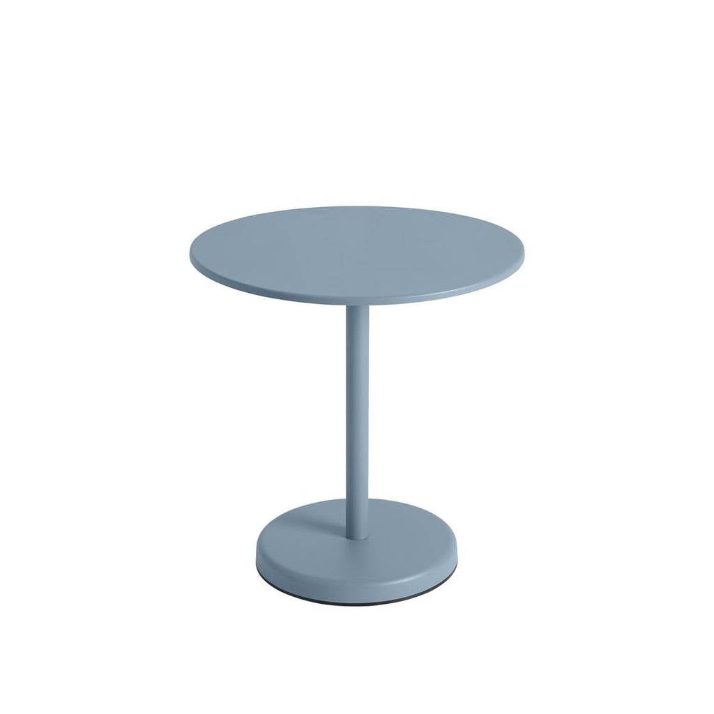 Linear Steel Café Table / Ø 70 h: 73 cm