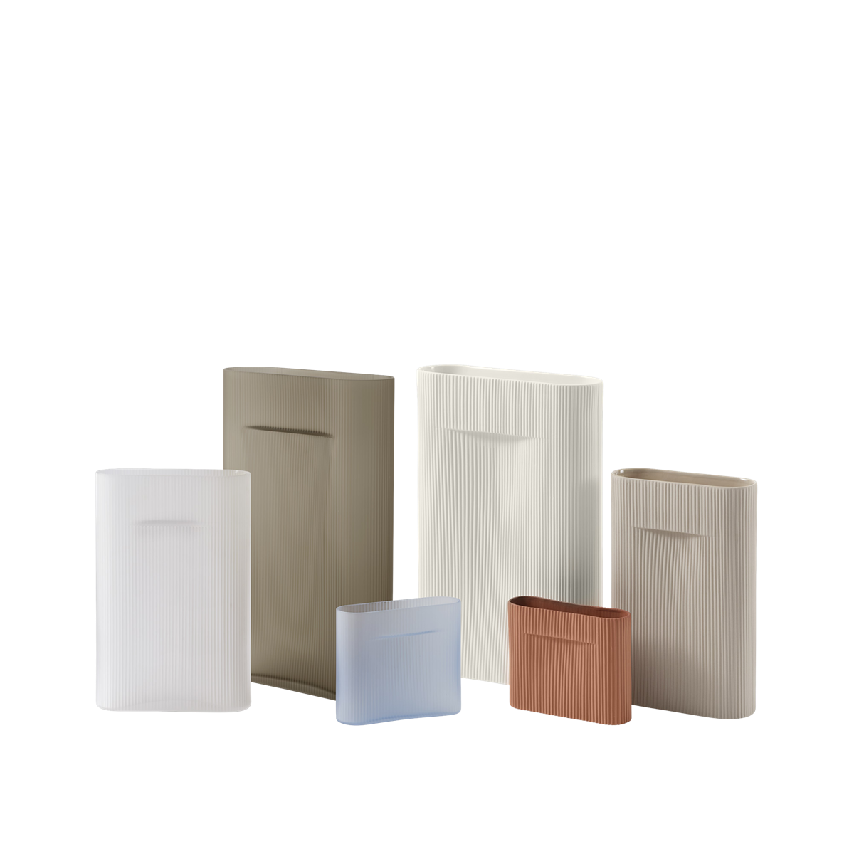 Ridge Vase / H 35 CM