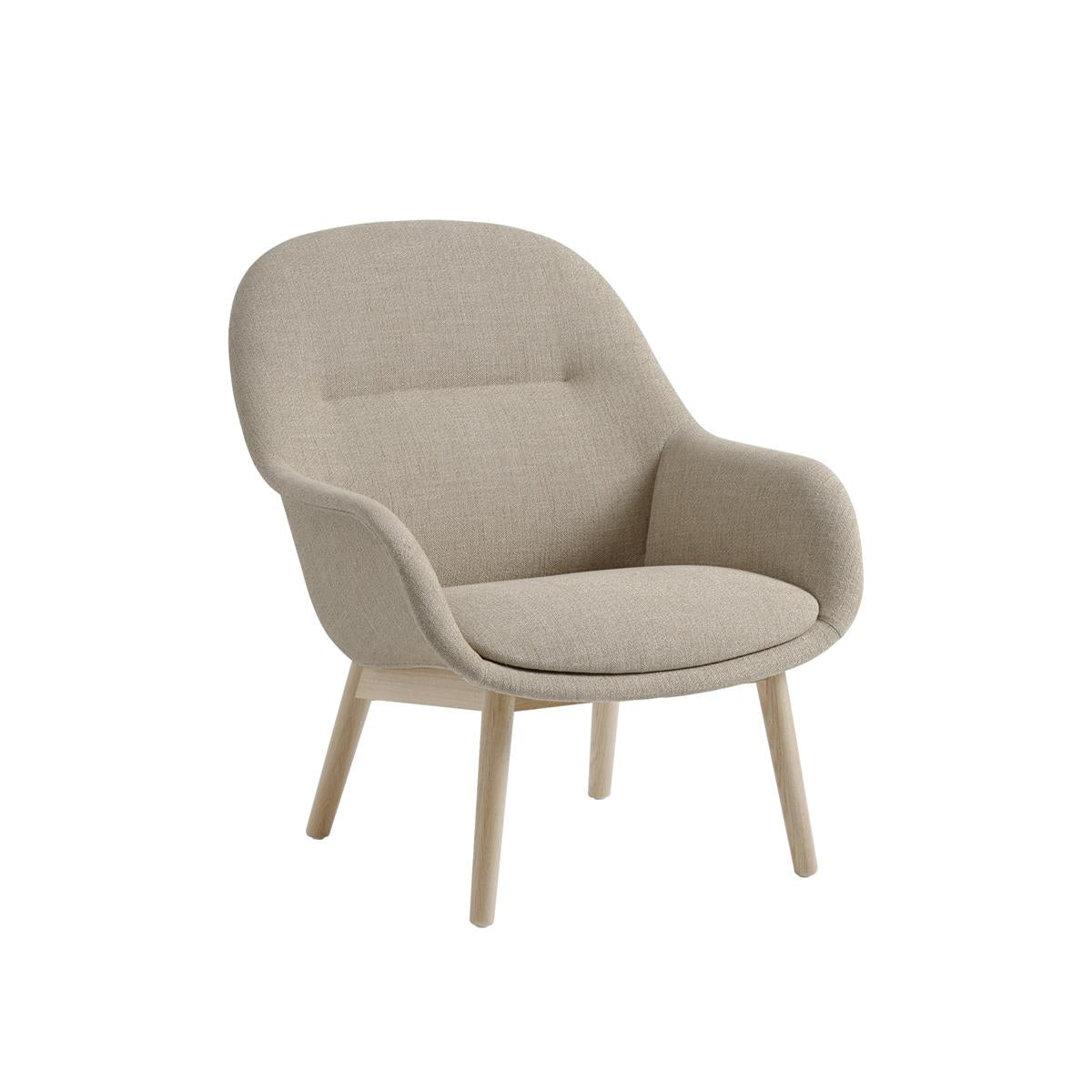 Muuto Fiber Lounge Armchair Wood Base