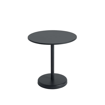Linear Steel Café Table / Ø 70 h: 73 cm