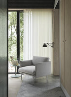 Outline Chair / Polished Aluminum Base