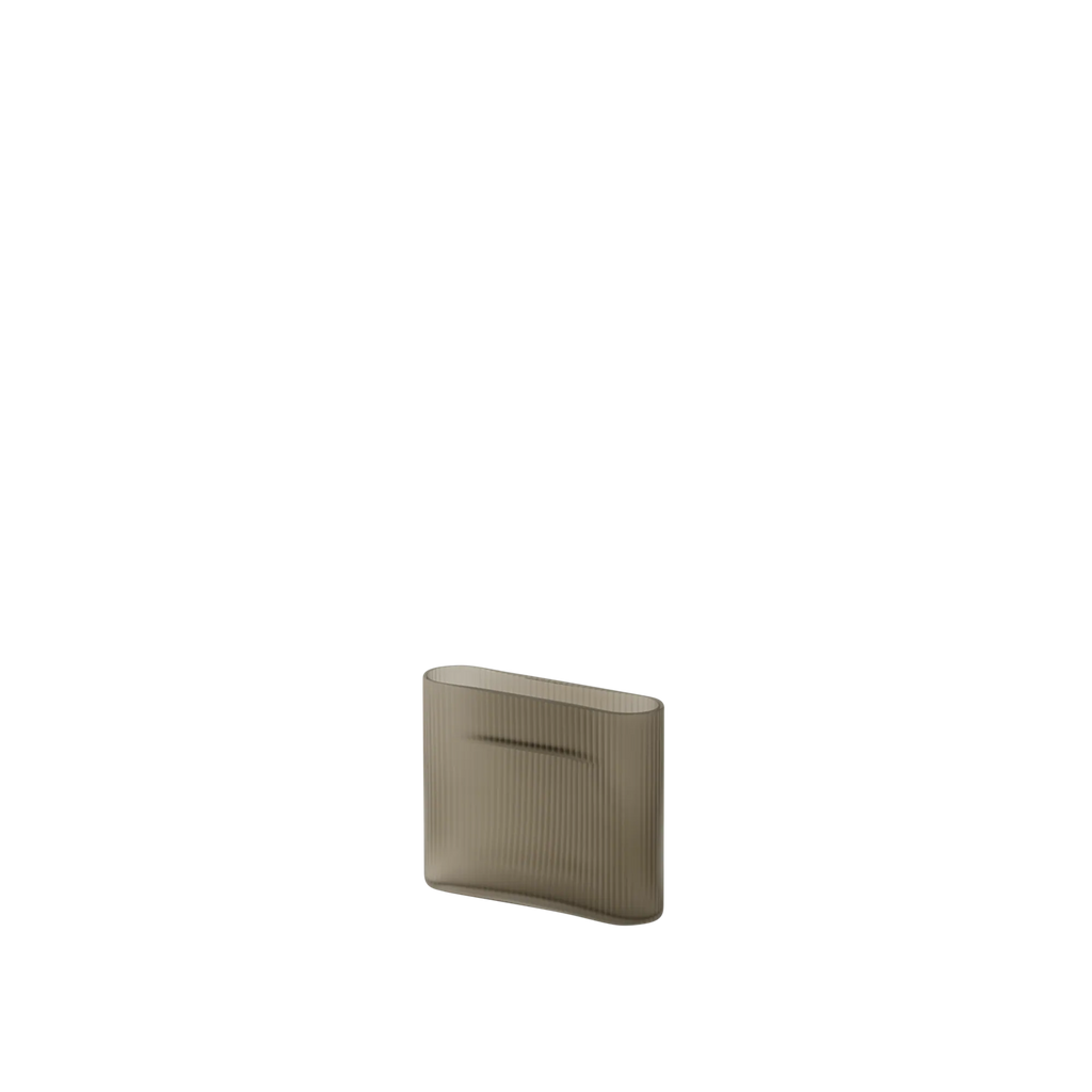 Muuto Ridge Vase Frosted Glass