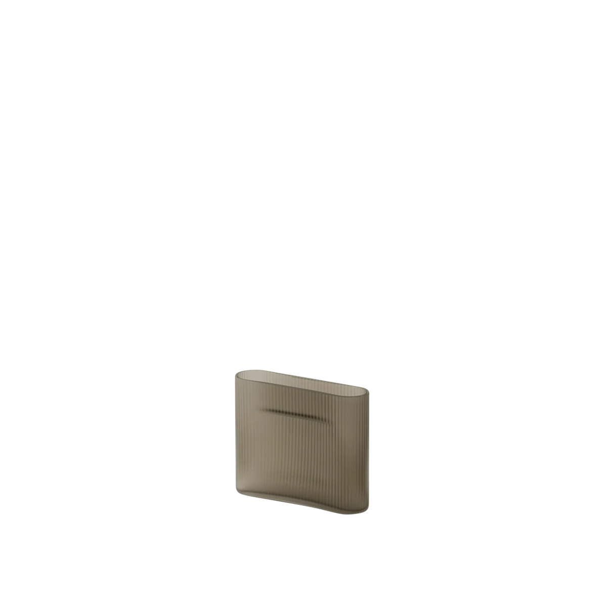 Muuto Ridge Vase Frosted Glass