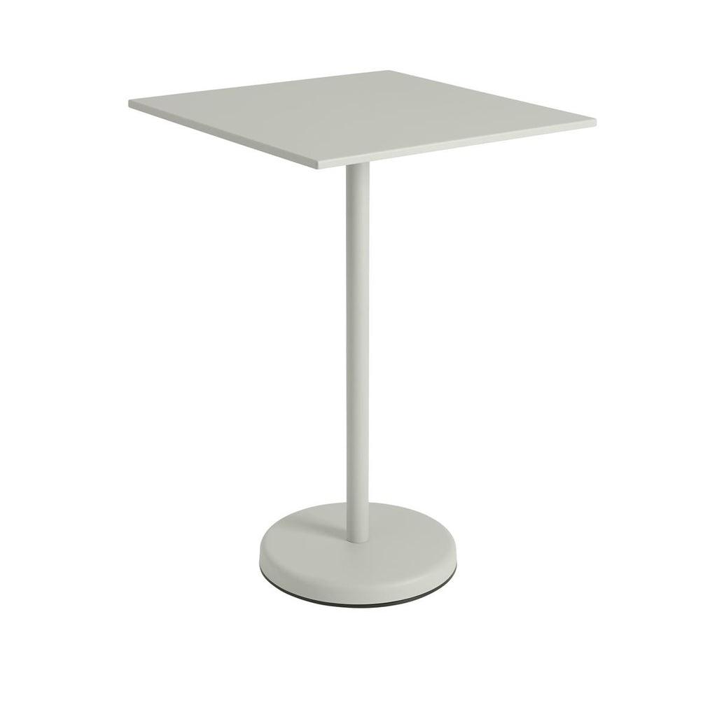 Linear Steel Café Table / 70 x 70 h: 105 cm