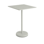 Linear Steel Café Table / 70 x 70 h: 105 cm