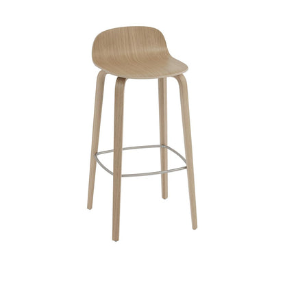 Visu Bar Stool / Wood Base - 75 cm