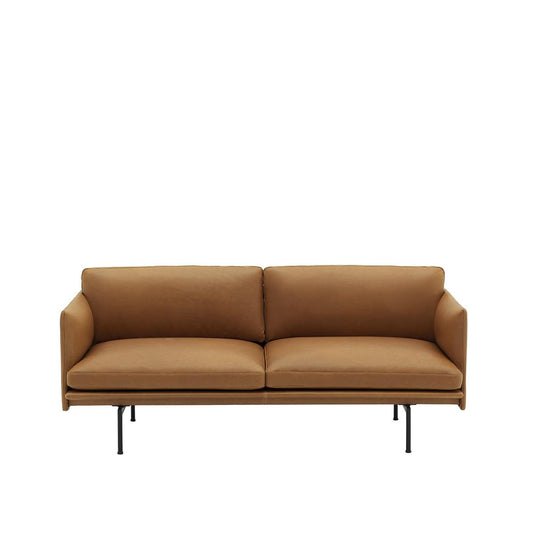 Outline Sofa / 2-seater - Black Base