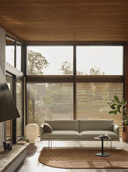 Outline Sofa / 3-Seater - Polished Aluminum Base