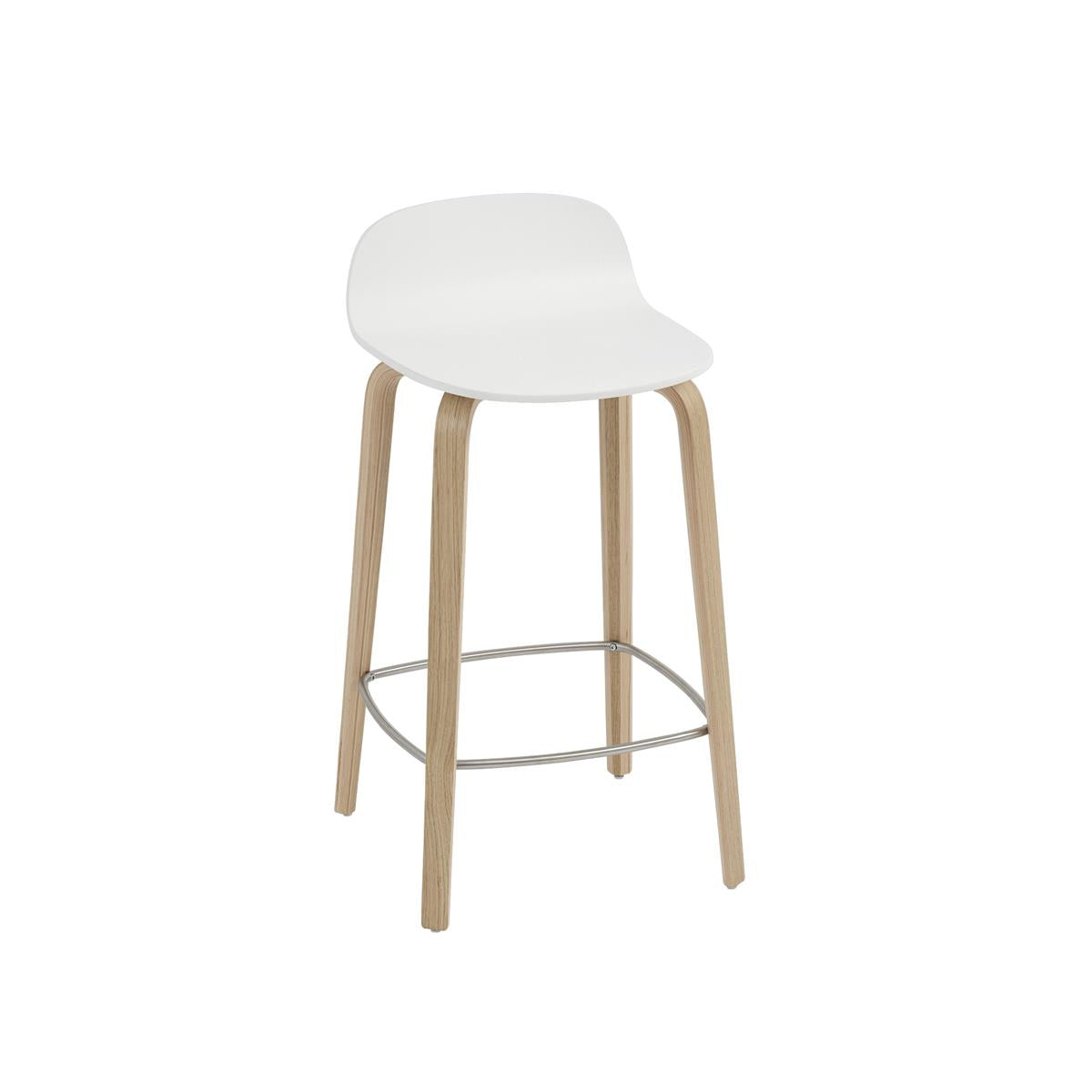 Visu Counter Stool / Wood Base - 65 cm