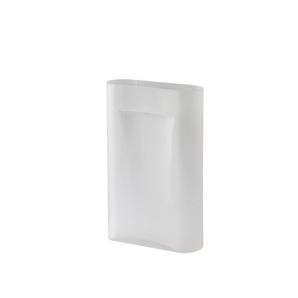 Muuto Ridge Vase Frosted Glass