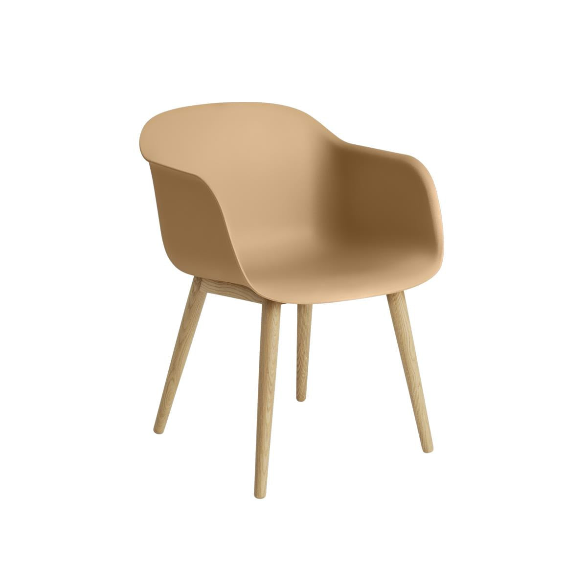 Fiber Armchair / Wood Base