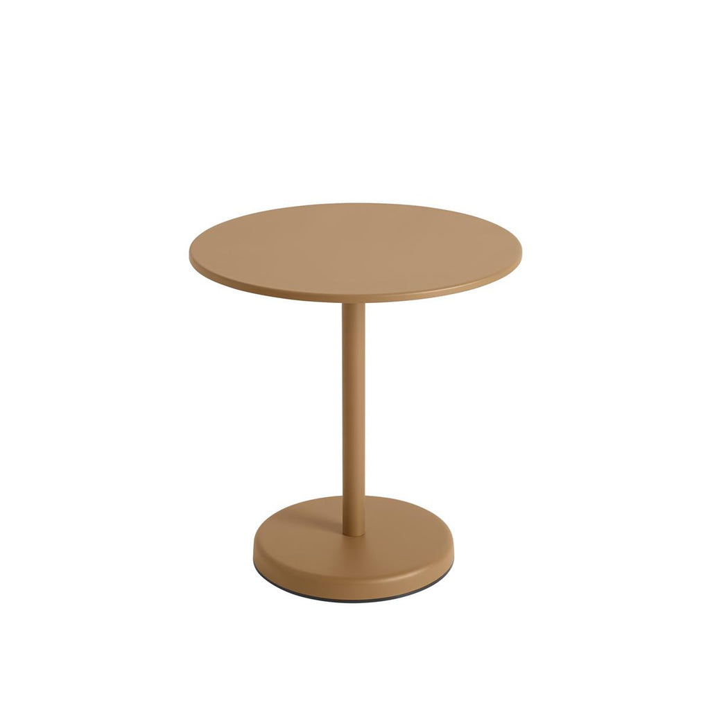 Linear Steel Café Table / Ø 70 h: 73 cm