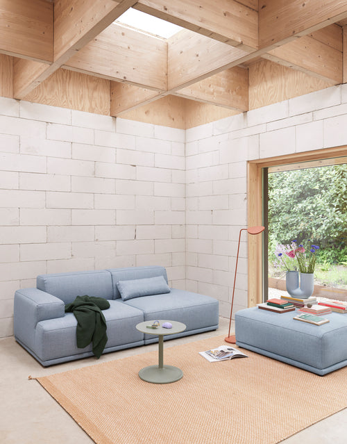 Connect Soft Modular Sofa / 2-Seater - Configuration 2 - Re-wool 128 ***