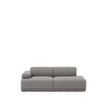 Connect Soft Modular Sofa / 2-Seater - Configuration 2 - Re-wool 128 ***