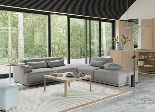 Connect Soft Modular Sofa / 2-Seater - Configuration 2 - Re-wool 128 ***