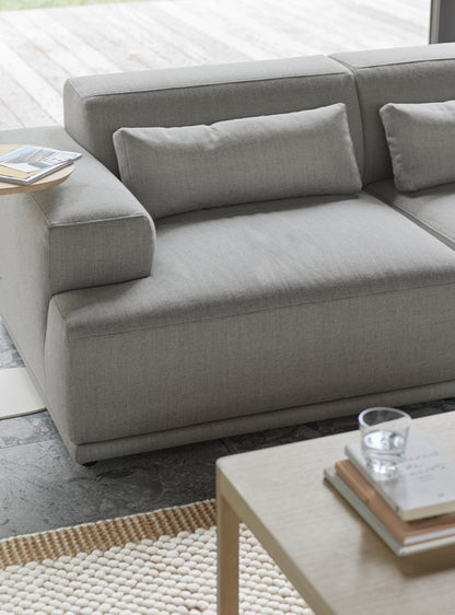 Connect Soft Modular Sofa / 2-Seater - Configuration 2 - Re-wool 128 ***