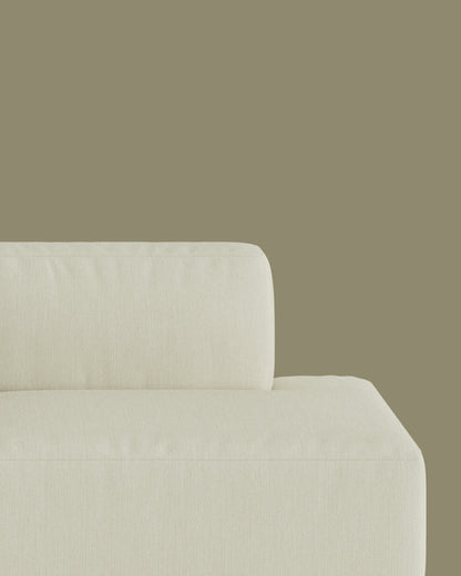 Connect Soft Modular Sofa / 2-Seater - Configuration 2 - Re-wool 128 ***