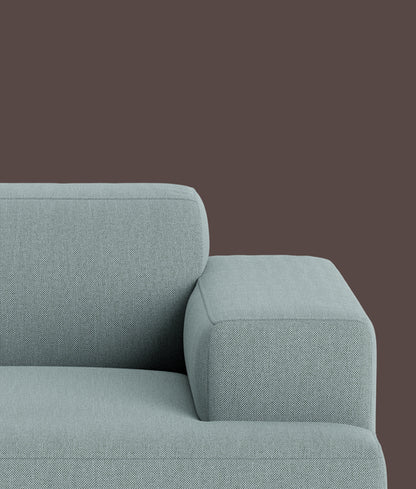 Connect Soft Modular Sofa / 2-Seater - Configuration 2 - Re-wool 128 ***