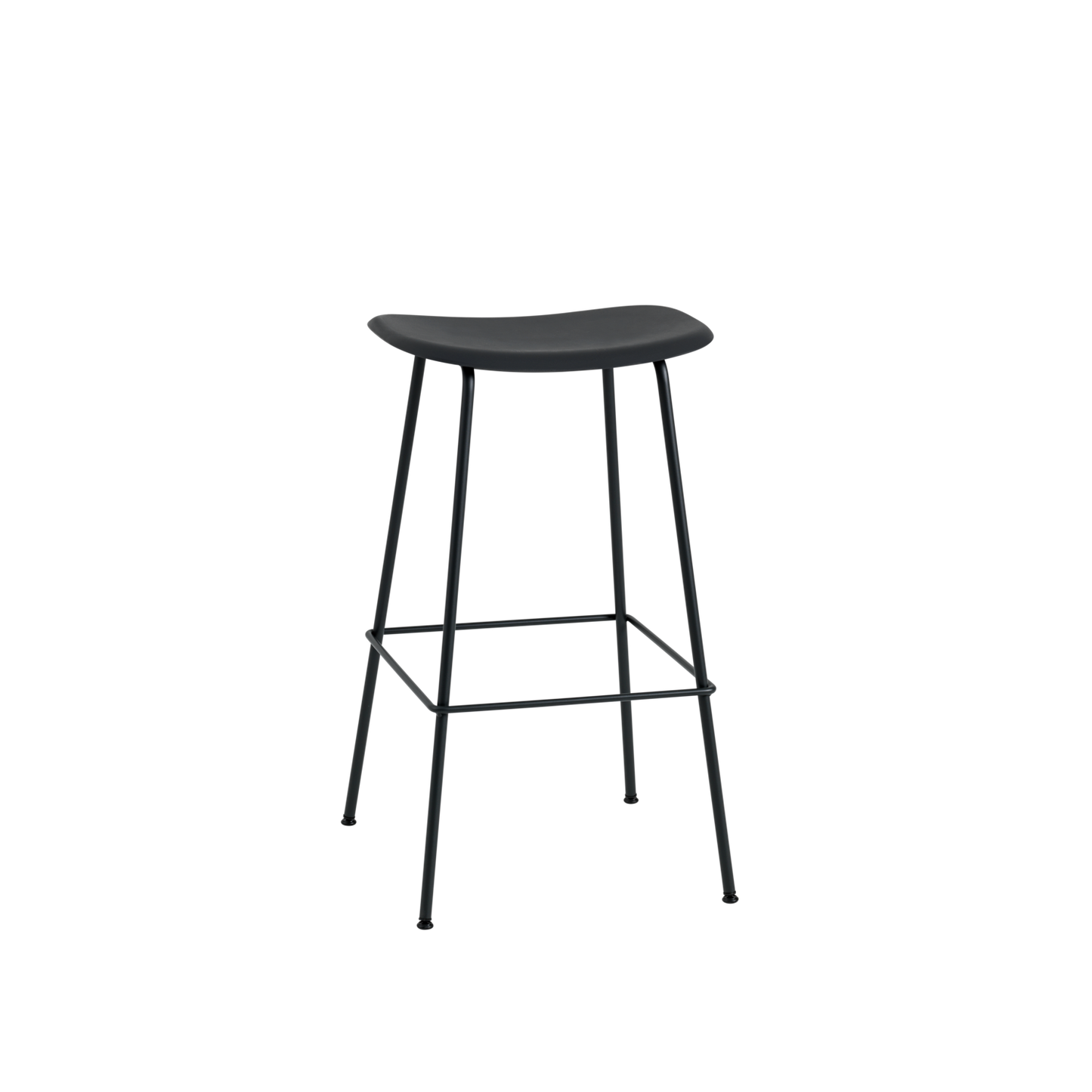 Fiber Bar Stool / Tube Base - 75 cm