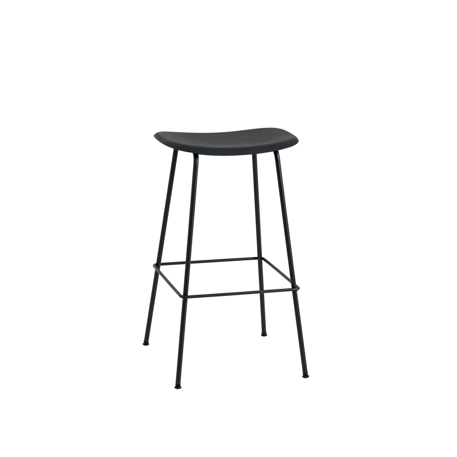 Fiber Bar Stool / Tube Base - 75 cm