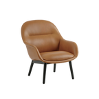 Fiber Lounge Armchair / Wood Base