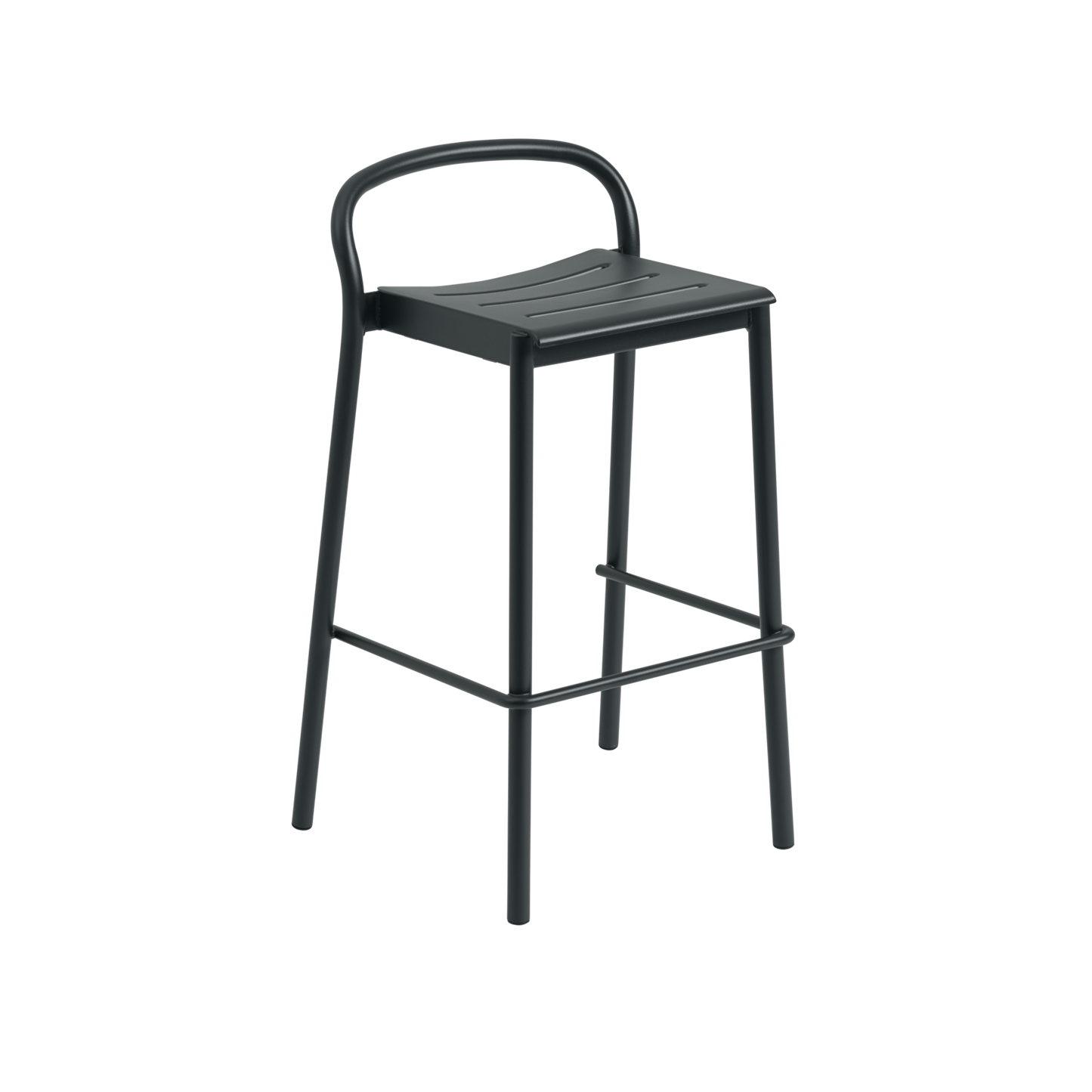 Linear Steel Bar Stool / 75 cm