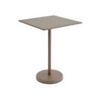 Linear Steel Café Table / 70 x 70 h: 95 cm