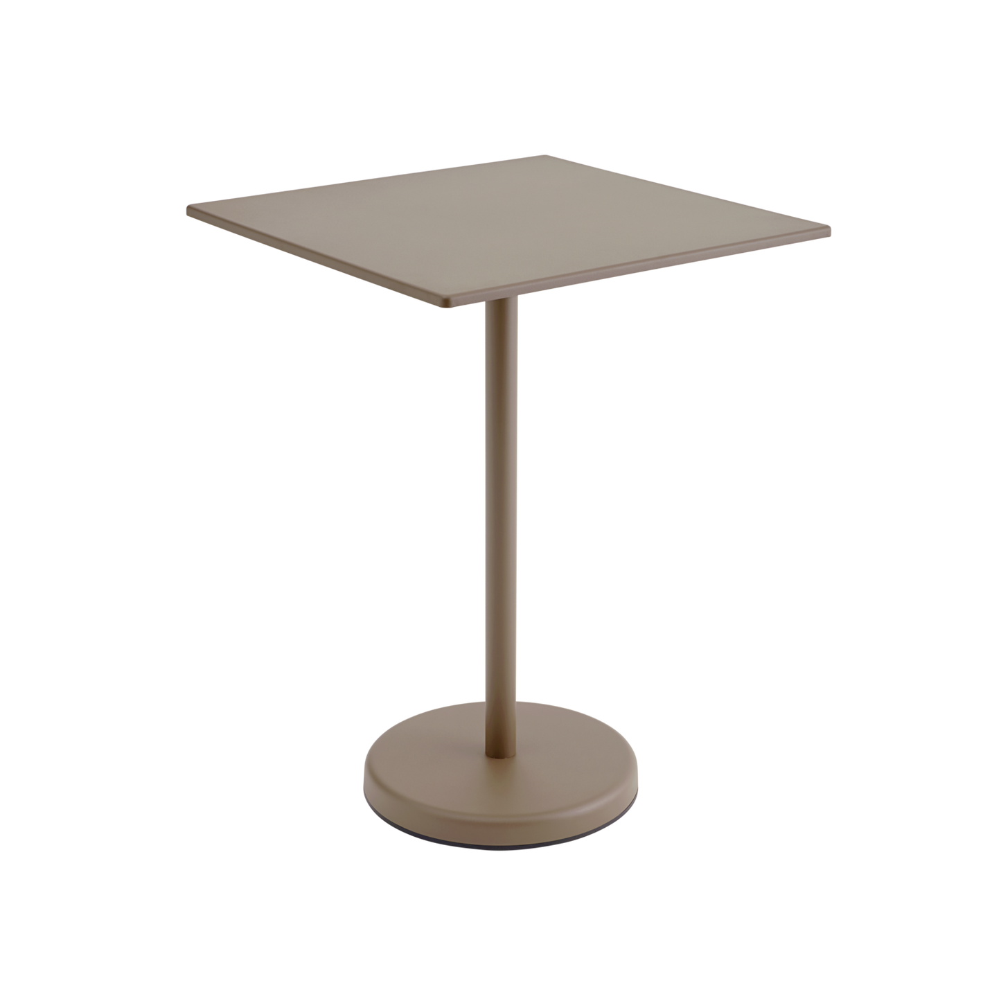 Linear Steel Café Table / 70 x 70 h: 95 cm