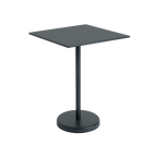 Linear Steel Café Table / 70 x 70 h: 95 cm