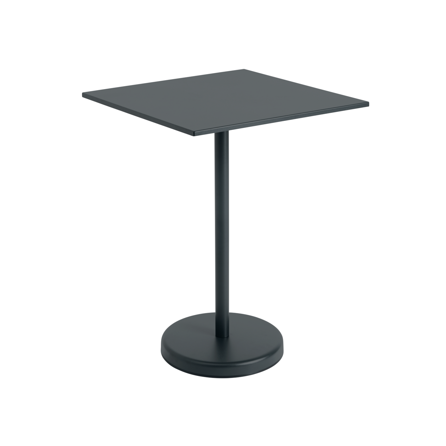 Linear Steel Café Table / 70 x 70 h: 95 cm