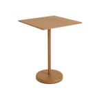 Linear Steel Café Table / 70 x 70 h: 95 cm