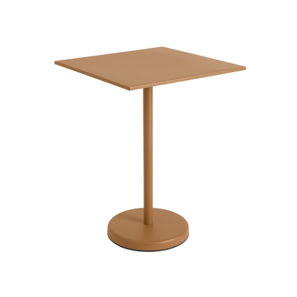 Linear Steel Café Table / 70 x 70 h: 95 cm