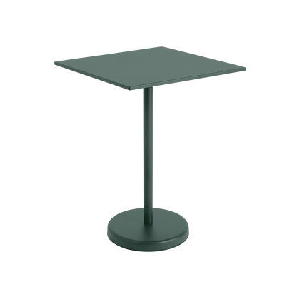Linear Steel Café Table / 70 x 70 h: 95 cm