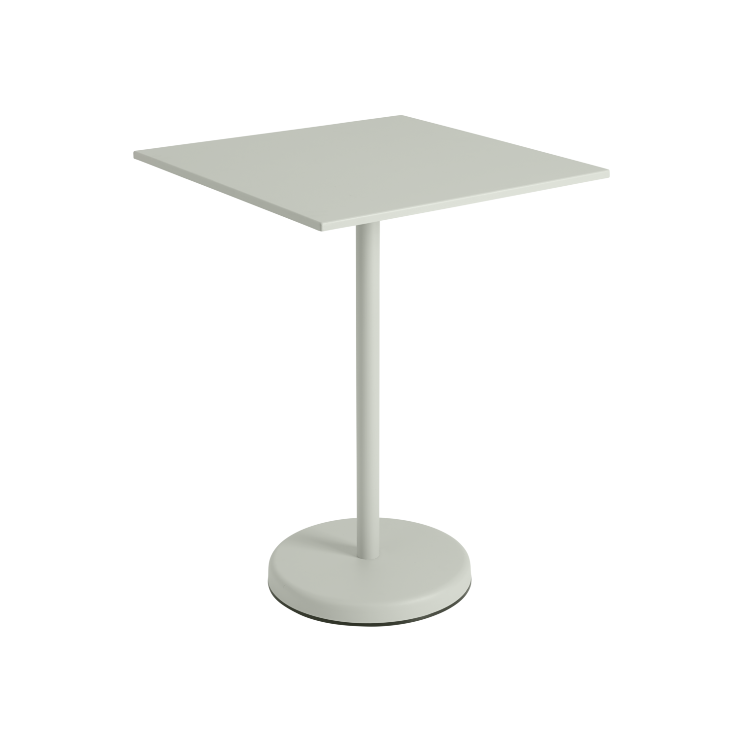 Linear Steel Café Table / 70 x 70 h: 95 cm