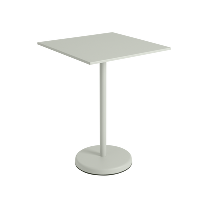 Linear Steel Café Table / 70 x 70 h: 95 cm