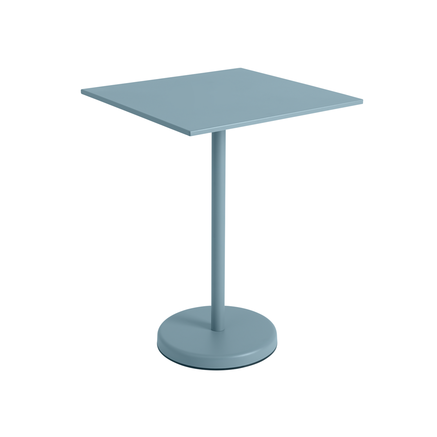 Linear Steel Café Table / 70 x 70 h: 95 cm