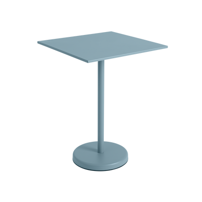 Linear Steel Café Table / 70 x 70 h: 95 cm