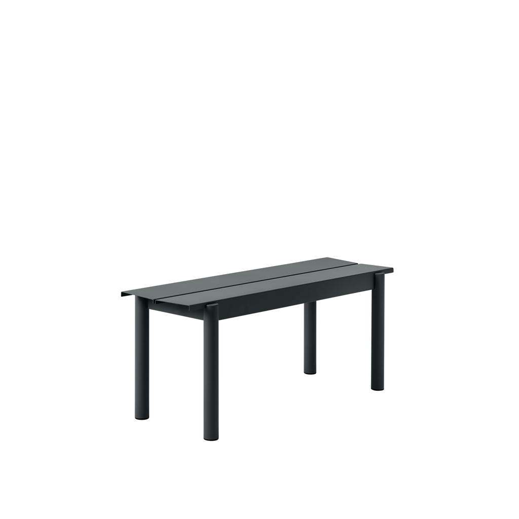 Linear Steel Bench / 110 X 34 CM